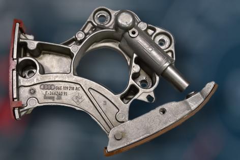 A timing chain tensioner
