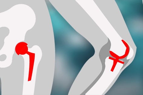 A doctor and a patient are in a hospital room. The patient is lying down and the doctor is holding a stethoscope on the patient’s chest
